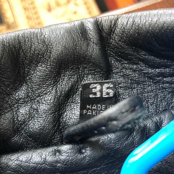 Real Leather Jacket "STRAIGHT TO HELL" - Size 36 - Picture 4 of 5